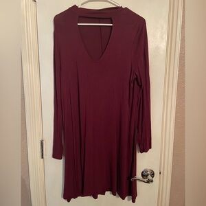 Maroon express dress